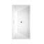 Sara 59'' x 32'' Soaking Acrylic Bathtub-40171065