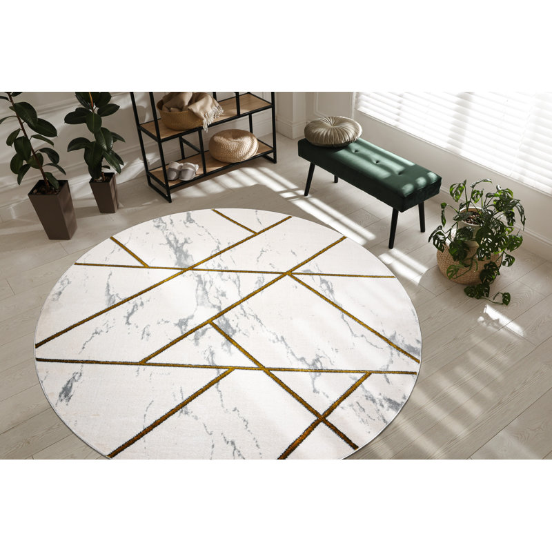 Rittmore Geometric Area Rug, Round 120cm