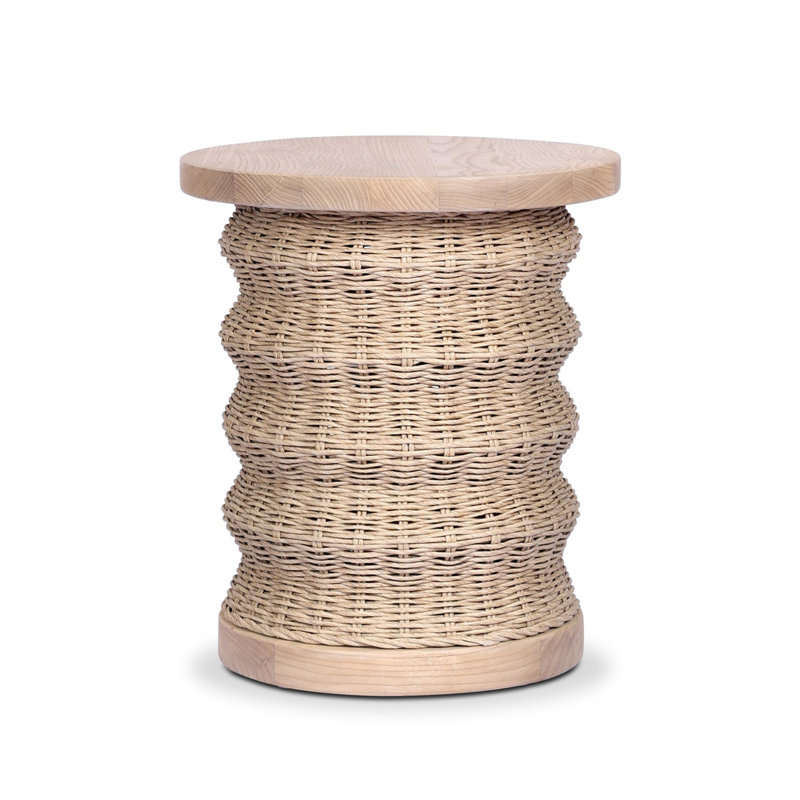 Brailey End Table-Smoked Natural Sungkai, Smoked Natural Sungkai
