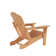 Ensemble de conversation avec repose-pieds 4 pièces Adirondack Shawnna
