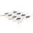 Kappa 12.12'' W x 15.59'' L Marble Tile Mosaic Sheet-90699410