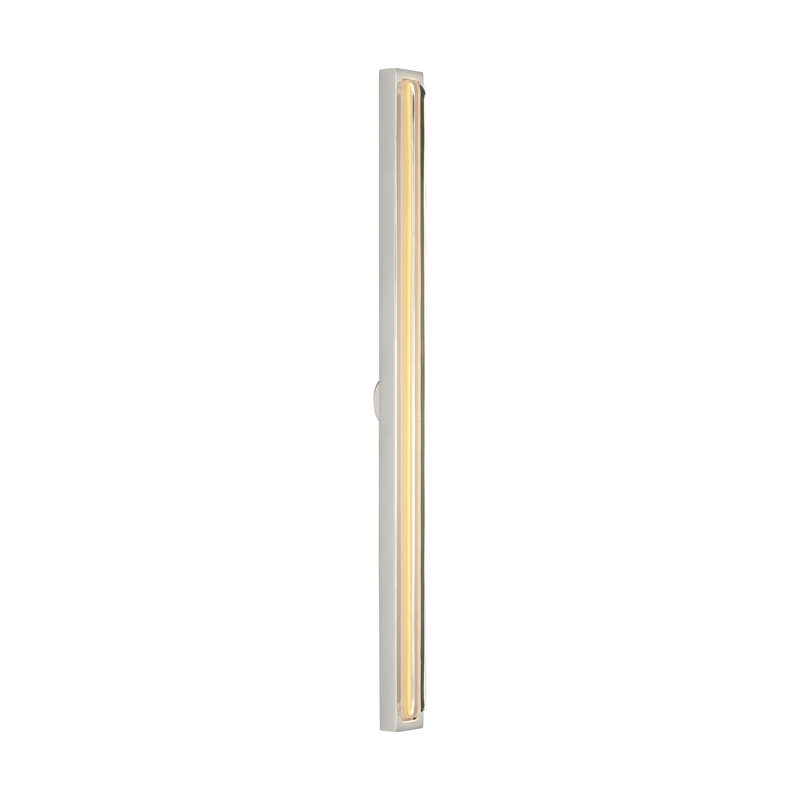 Bloccare 1 - Light LED Vanity Light, 23.9" H x 1.5" W x 1.4" D, Polished Nickel