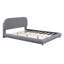Lit plateforme en tissu d'ameublement Teddy