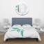 Mystic Mint Bird You Were Born With Wings - Ensemble de housse de couette traditionnel - Microfibre de polyester-66393140
