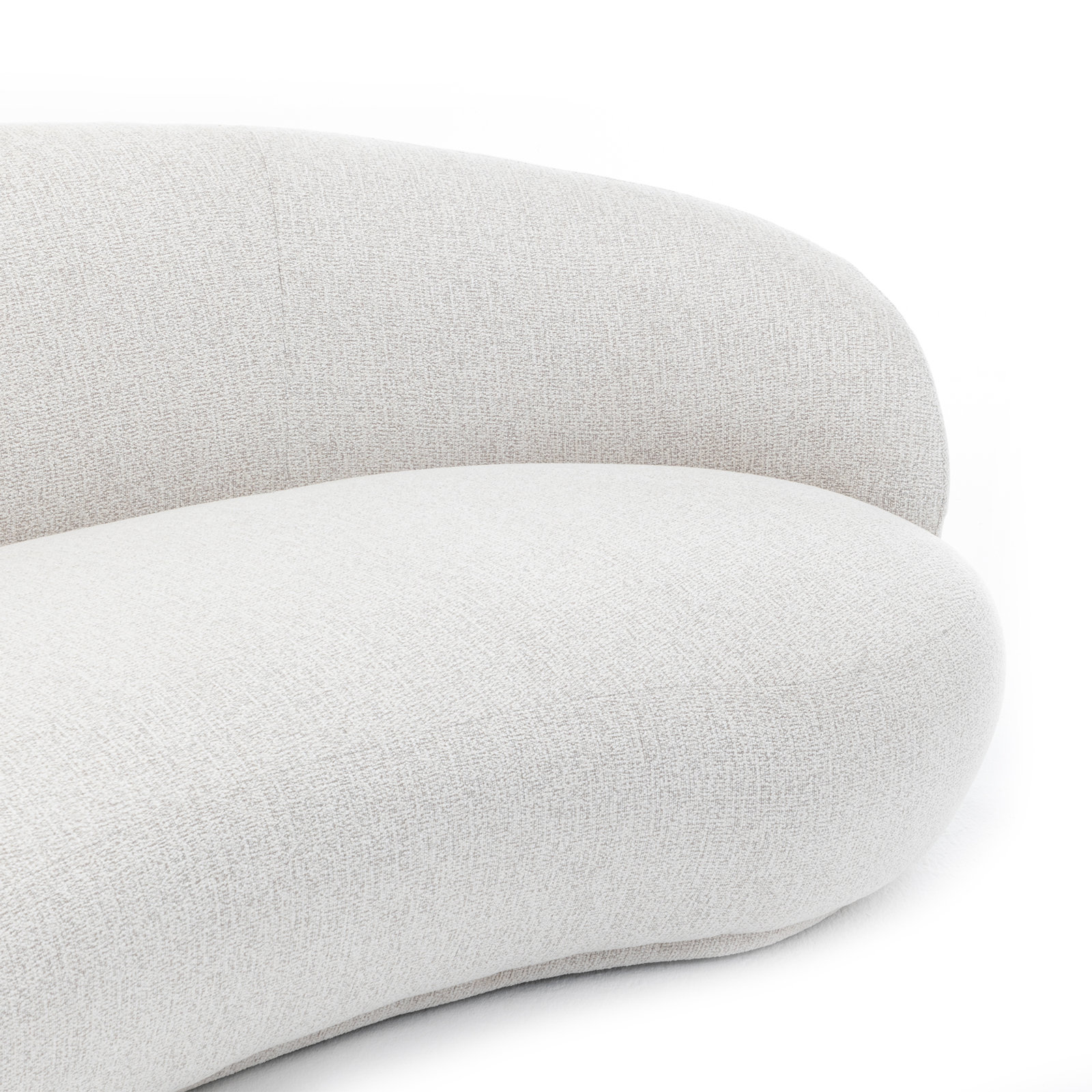 Simona 81.9" Curved Sofa