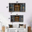 «Gold Banks Gilded Doors II», ensemble d'art mural sur toile Banks-305856069