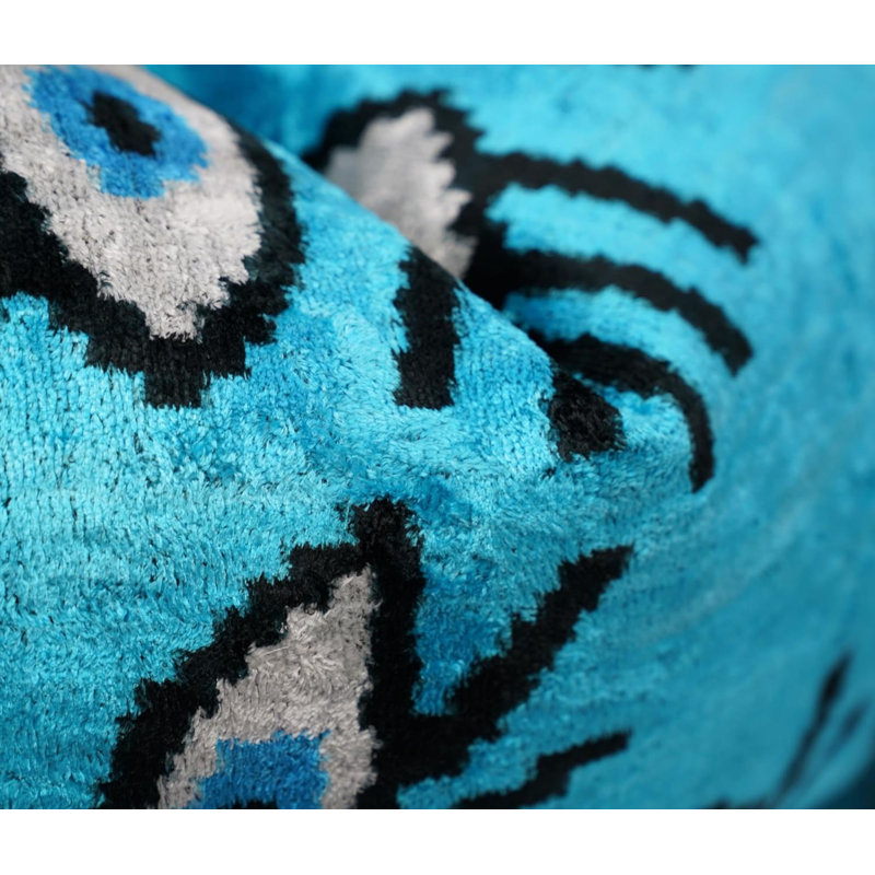 Velvet Rectangular Pillow Cover & Insert, Teal