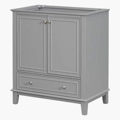 33.8" H X 29.5" W X 17.8" D 29.5'' Single Bathroom Vanity Base Only