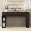 Console de 55 pouces avec 2 tiroirs et 2 armoires de rangement-589887626
