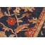 Tapis oriental noir / rouge / doré en laine noué à la main 8 pi 2 po x 9 pi 11 po Abbigail