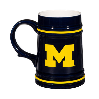 University Of Michigan Ceramic Stein Cup, 24oz