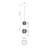 Onyx 1 - Light LED Unique/Statement Pendant-88045161