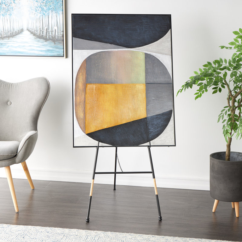 Cole & Grey Adjustable Metal Tripod Easel, 53.50" H x 22" W x 30" D
