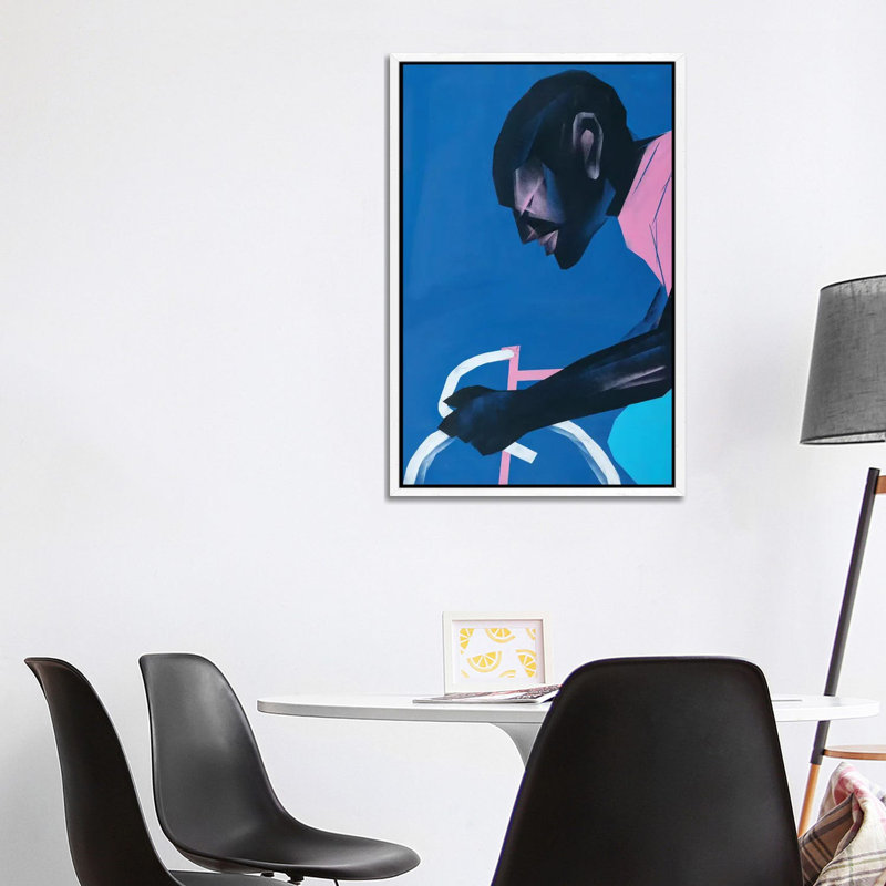Major II by VCalvento - Print on Canvas, White Framed, 101.6 cm H x 66.04 cm W