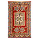Kazak Hand Woven Wool Area Rug