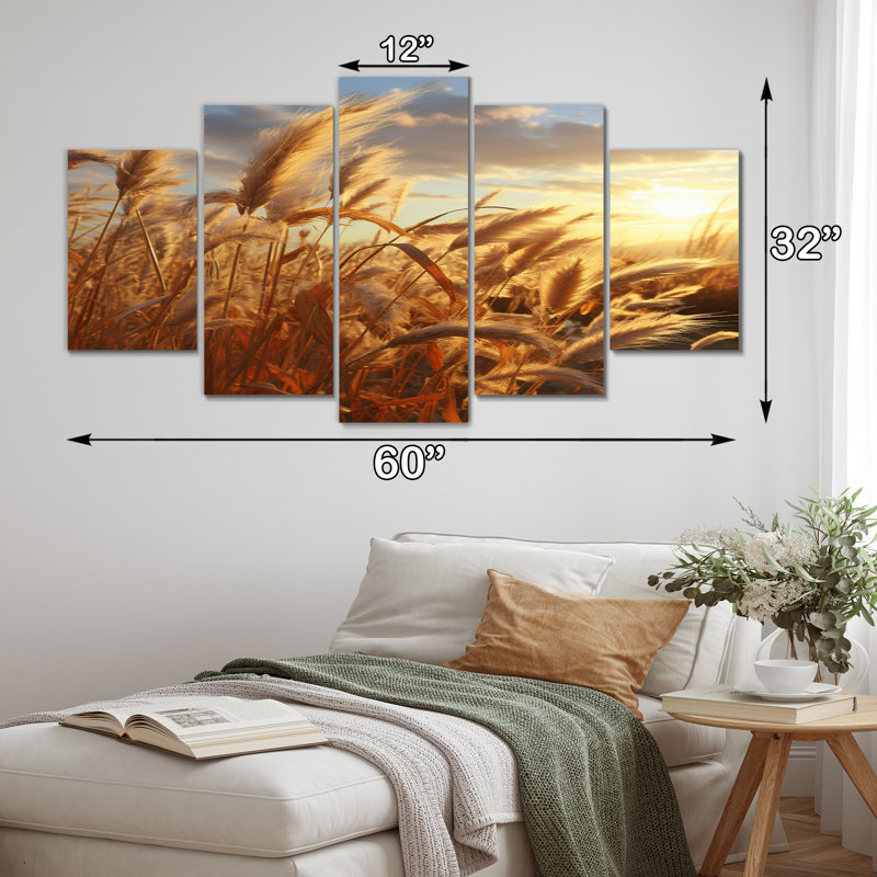 Scroggins - impression sur toile de paysages - 5 panneaux