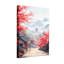 «Cherry Blossom Temple Landscape», ensemble de 1 reproduction d'art sur toile tendue-990364801