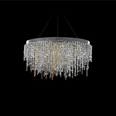 Tenuta 10 LT Chrome/Clear Linear Pendant Allegri