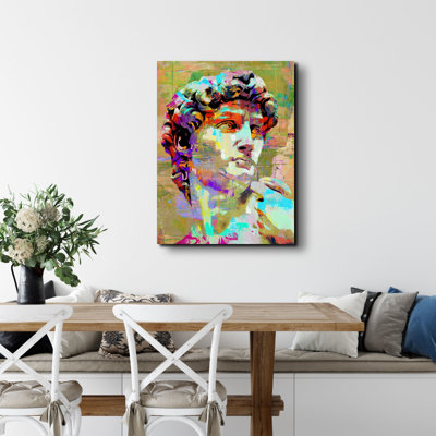 «David 3» par Stephen Chambers, peinture sur toile tendue