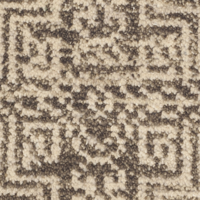 Kenya Brown / Beige Oriental Rug, Rectangle 8' x 10'