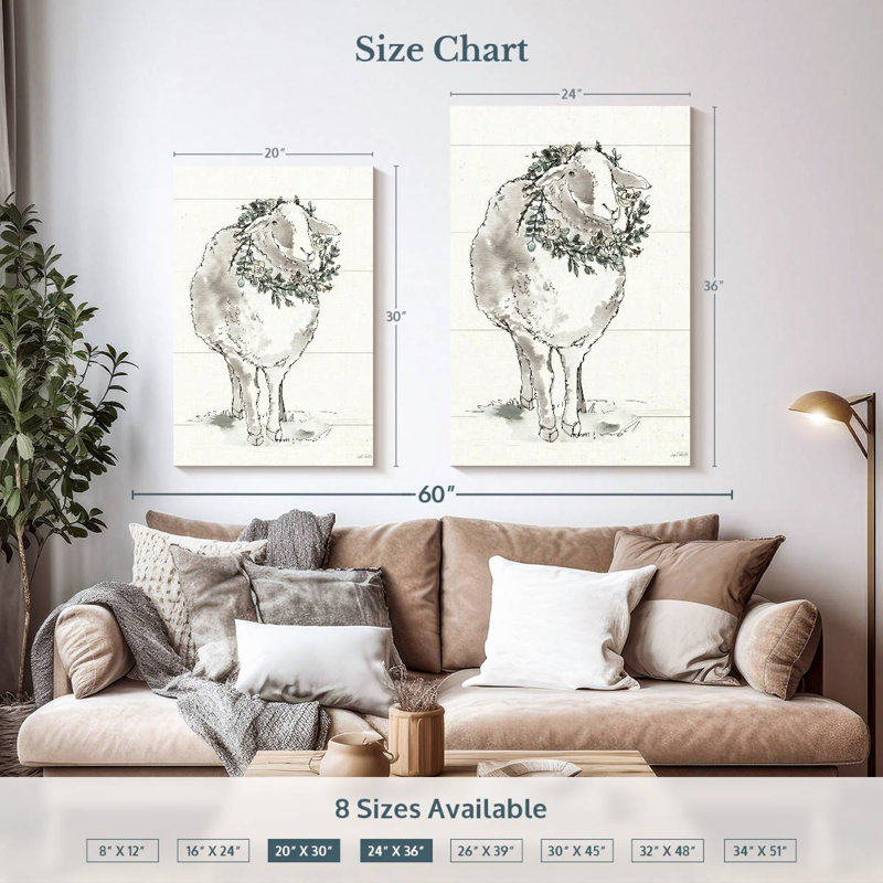 Brampt Modern Farmhouse XI, 36" H x 24" W