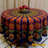 Lawhon Cotton Sanganer Peacock Mandala Tablecloth-1447709051