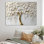 «White Orchid Tree Garden Of Branches III», reproduction d'art sur toile florale (sans texture)