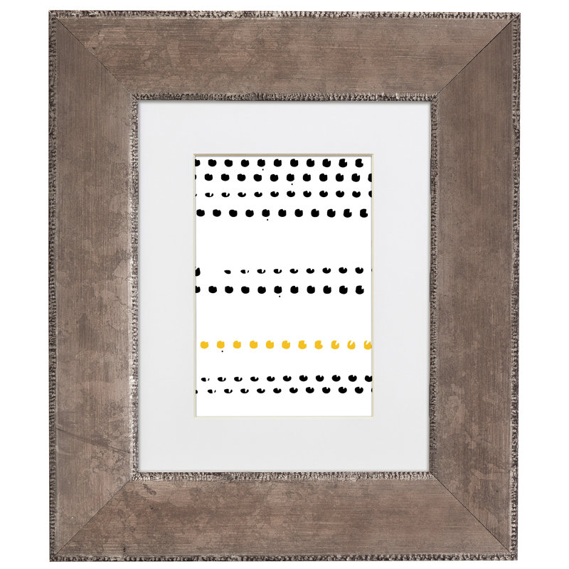 Cadre photo Brysonn, Argent / noir, 14 po x 20 po emmêlé à 11 po x 17 po
