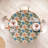 East Urban Home Abstract Fitted Round TableclMulticolor 77758-1853329772