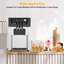 Machine à glaçons commerciale 2200W 7,4 gallons / H double trémie 2 + 1 saveurs LCD nettoyage automatique pour les magasins