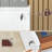 2 Drawer Mobile File Cabinet with Modern Chamfered Edge Design, for Letter, Legal, A4 Size, Under Desk Lateral File Cabinet, White
