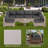 14-piece Outdoor Cushions For Patio Furniture, 6 Seat Waterproof Replacement Cushion Set - High-density Foam, Fits Wicker & Rattan Sectional Sofas, Liner&cover-2127174254