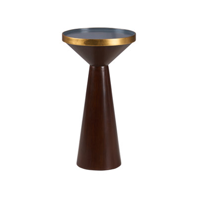 New York Glass End Table