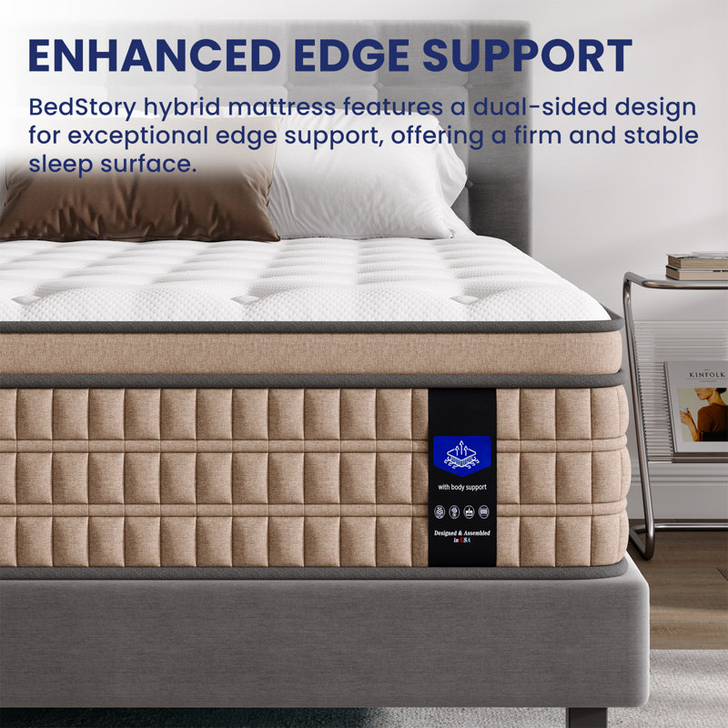 Matelas - Matelas hybride avec mousse viscoélastique gélifiée et ressorts ensachés Hotel-Collection