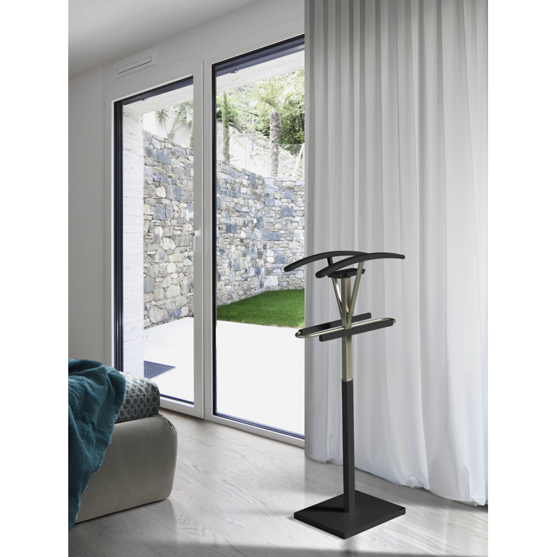 Freestanding Valet Stand, Black