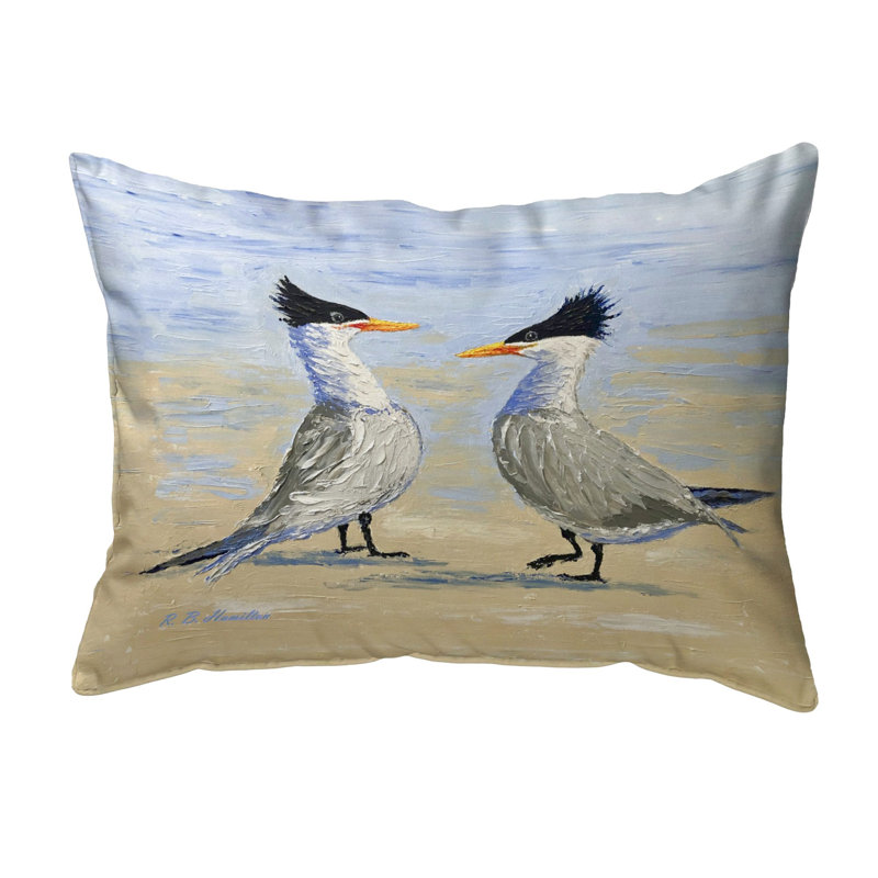 Housse et insert de coussin décoratif rectangulaire en polyester pour l'extérieur, H 16 po x l 20 po