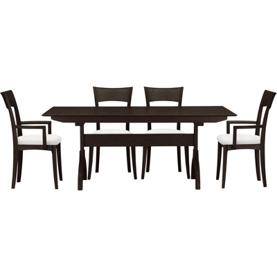 Sarah Solid Wood Top Four Leg Dining Set