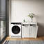 Armoire à linge avec 2 sacs à doublure amovibles, parfaite pour une gestion organisée et efficace de la lessive dans n'importe quelle maison.