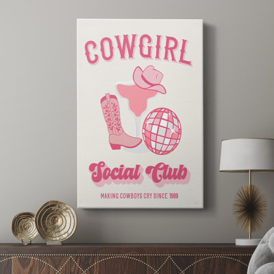 Cowgirl Social Club -Gallery Wrapped Cavas