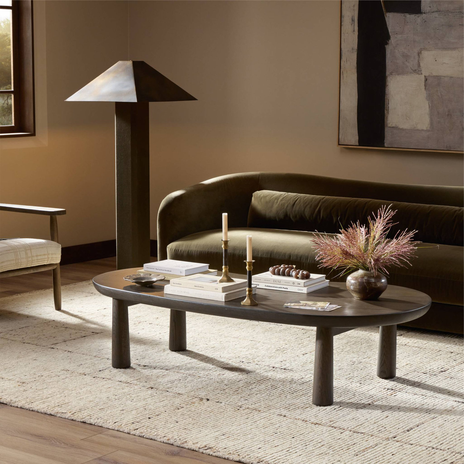 Bridgeway 65" Oak Coffee Table