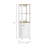 Linen Cabinet Jannes, Two Open Shelves, Single Door, Light Oak Finish-1343128984