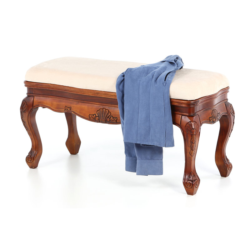 Banc de meuble-lavabo en bois massif Betty