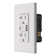 20 Tamper Resistant Quadplex Outlet with USB Port