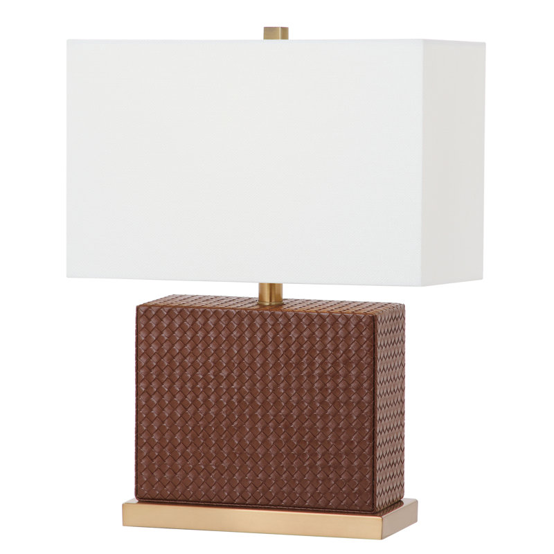 Lampe de table 20,5 po Chamia, Brun