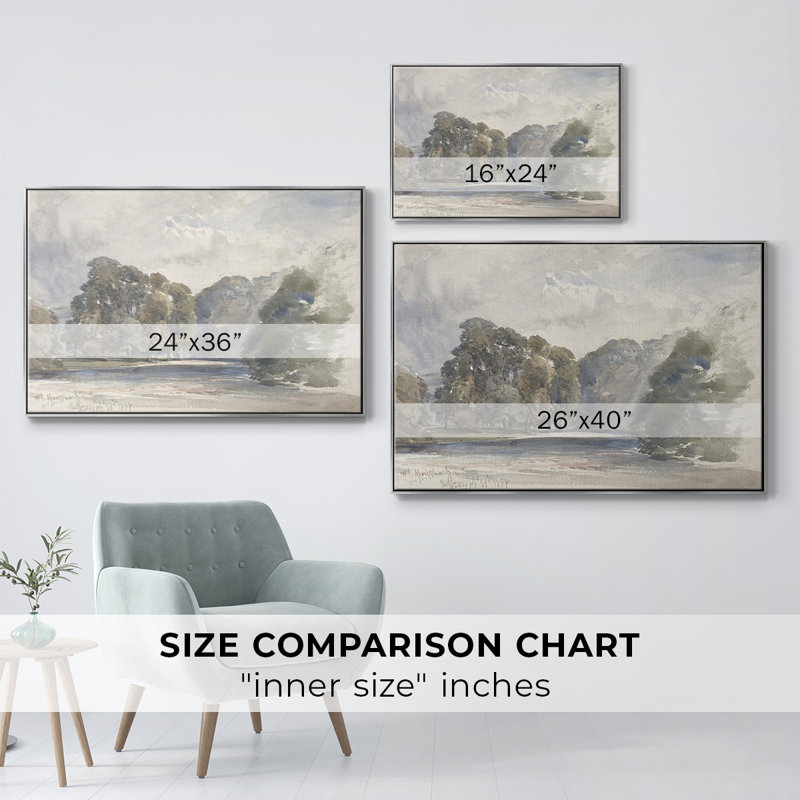 "Vintage Landscape - CECL III" sur toile, H 17 po x l 25 po
