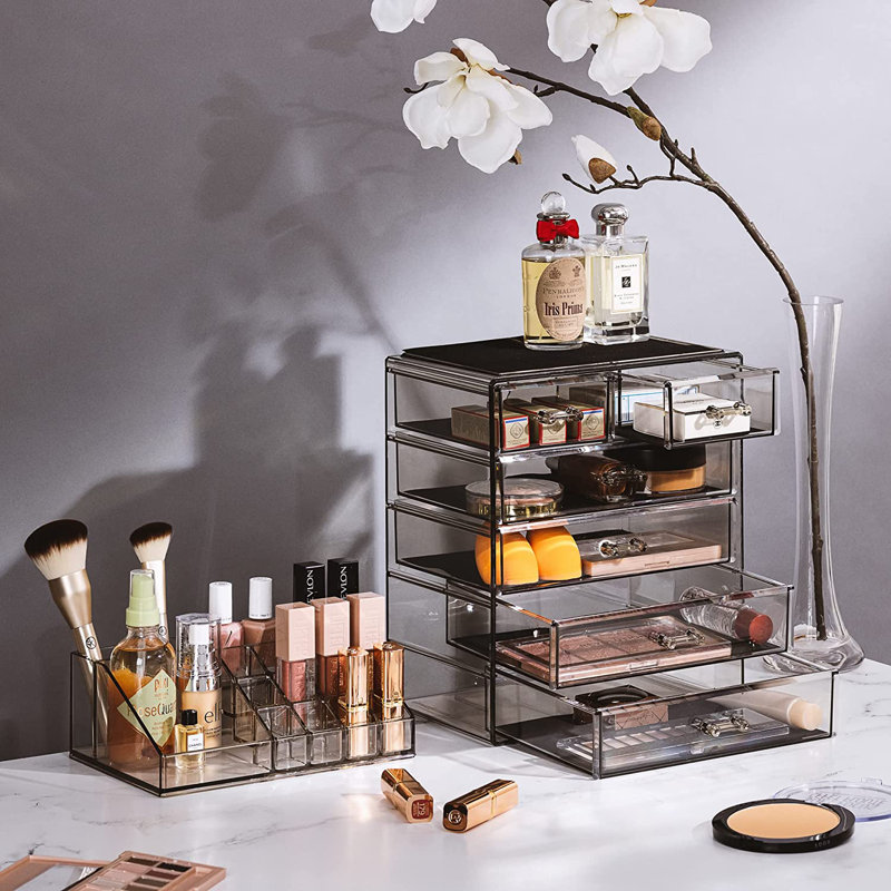 Organisateur de maquillage et de bijoux, Bijou noir