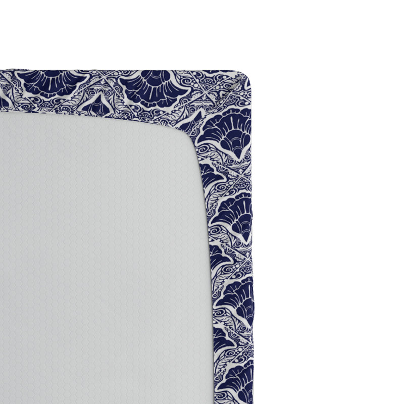 Microfiber Floral Fitted Sheet, Twin Fitted Sheet