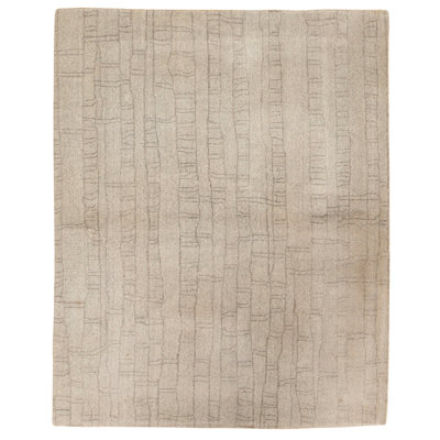 Hand Woven Wool Geometric Area Rug