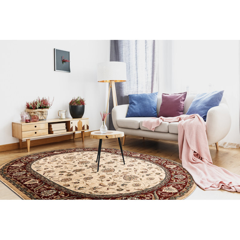 Oval Destinae Oriental Wool Area Rug, Oval 170 x 235cm