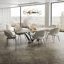 Chaise en velours Casey